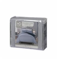 HD Designs Chambray Stripe Duvet Set Perspective: Main