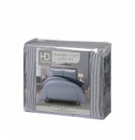 HD Designs Chambray Stripe Duvet Set Perspective: Main