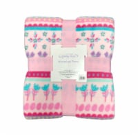Holiday Home® Easter Fairisle Throw Blanket Perspective: Main