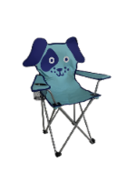 Glacier's Edge Folding Dog Youth Chair Perspective: Main