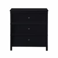 Everyday Living Three Drawer Chest - Black