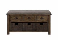 HD Designs Storage Bench with Baskets