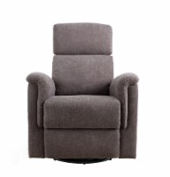 HD Designs Hayden Chenille Recliner Swivel Perspective: Main