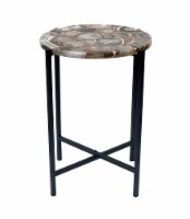 Modavari Home Fashions Agate Accent Table Perspective: Main