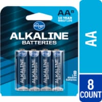 Kroger Alkaline AA Batteries - 8 Pack
