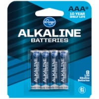 Kroger Alkaline AAA Batteries - 8 Pack