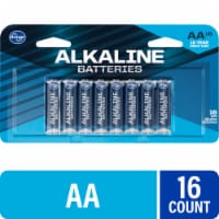 Kroger Alkaline AA Batteries - 16 Pack