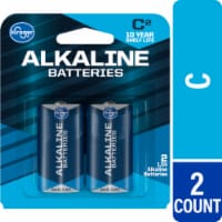 Kroger Alkaline C Batteries - 2 Pack