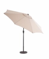 HD Designs Outdoors Market Umbrella - Taupe Perspective: Main