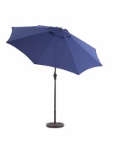 HD Designs Outdoors Market Umbrella - Blue Perspective: Main