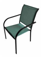 HD Designs Outdoors Orchards Sling Dining Chair - Spa Blue Perspective: Main
