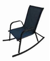 HD Designs Outdoors Orchards Sling Rocking Chair - Blue Perspective: Main