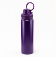 HD Designs Outdoors Stainless Steel Bottle with Sport Lid - Imperial Purple Perspective: Main