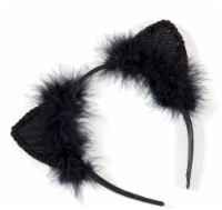 Holiday Home Cat Ears Headband - Black Perspective: Main