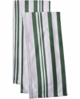 Dash of That Basketweave Towel Set - Green/White Perspective: Main