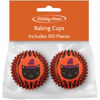 Holiday Home Halloween Cat Mini Baking Cups Perspective: Main