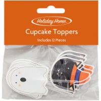 Holiday Home Halloween Ghost and Cat Cupcake Topper Picks Perspective: Main