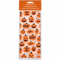 Holiday Home Pumpkin Treat Bags & Ties Perspective: Main