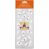Holiday Home Halloween Trick or Treat Bags and Ties - 20 Pack Perspective: Main