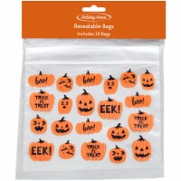 Holiday Home™ Pumpkin Resealable Treat Bags - 20 Pack Perspective: Main