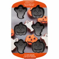 Holiday Home™ Ghost / Pumpkin Mini Cake Pan Perspective: Main