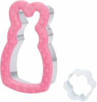 Holiday Home Bunny and Flower Cookie Cutter Set