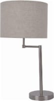 HD Designs Milton Swing Arm Table Lamp - Silver