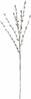 Holiday Home Foam Stem Pussy Willow - White/Black Perspective: Main