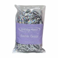Holiday Home® Plastic Easter Grass - Holographic Silver Perspective: Main