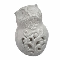 Earth Accents Owl Luminary Lantern - White Perspective: Main