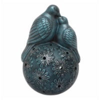 Earth Accents Love Birds Luminary Lantern - Blue Perspective: Main