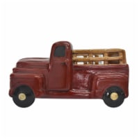 Earth Accents Red Truck Luminary Lantern - Red Perspective: Main