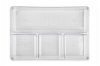 Everyday Living 4-Pocket Slotted Drawer Organizer - Clear