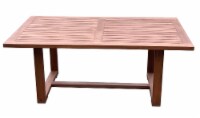 HD Designs Outdoors Emerson Wood Dining Table Perspective: Main