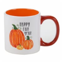 Holiday Home Harvest Novelty Mug - Happy Fall Y'all Perspective: Main