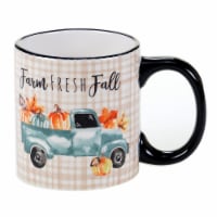 Holiday Home Harvest Novelty Mug - Farm Fresh Fall Truck Perspective: Main