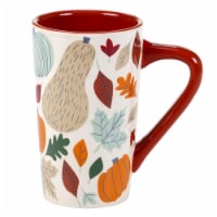 Holiday Home Harvest Latte Mug - Pumpkins & Squash Perspective: Main