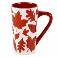 Holiday Home Harvest Latte Mug - Crisp Leaves Perspective: Main