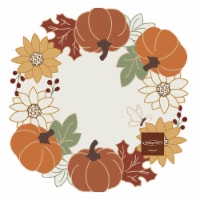 Holiday Home Pumpkin and Sunflower Placemat Perspective: Main