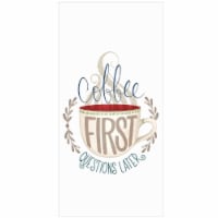 Dash of That Coffee First Questions Later Dual Purpose Towel Perspective: Main
