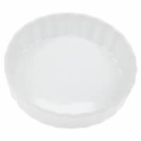 Dash of That™ Round Quiche and Brulee Dish - White Perspective: Main