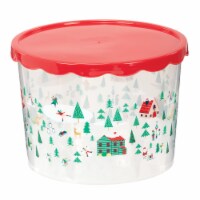Holiday Home Christmas Cookie Container - Winter Wonderland Perspective: Main