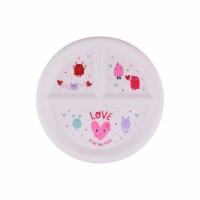 Holiday Home Love is All Divided PolyPro Plate