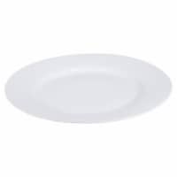 Dash of That™ Sellwood Rimmed Dinner Plate - White Perspective: Main