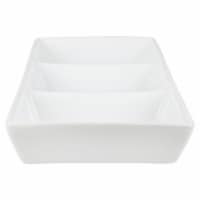 Dash of That™ Broadway 3-Section Divided Serving Tray - White