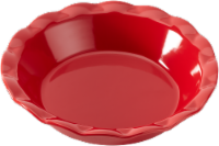 Dash of That™ Ceramic Pie Pan - Red Perspective: Main