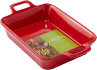 Dash of That® Rectangular Stoneware Baking Dish - Red Perspective: Main