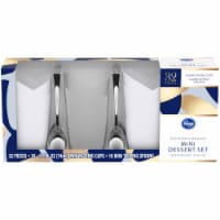 Kroger® Elevated Elegance Heavyweight Plastic Mini Dessert Set