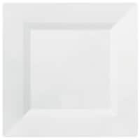 Kroger Elevated Elegance Heavyweight 9.5-Inch Square Plastic Plates - White