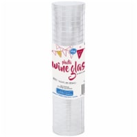 Kroger® Entertainment Essentials Plastic Wine Glasses Perspective: Main